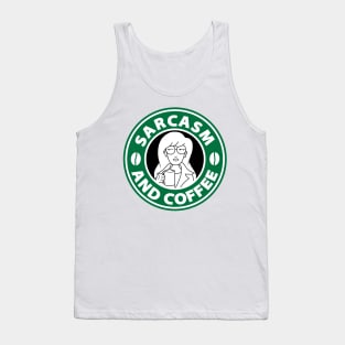 Sarcasm and Coffee Tank Top